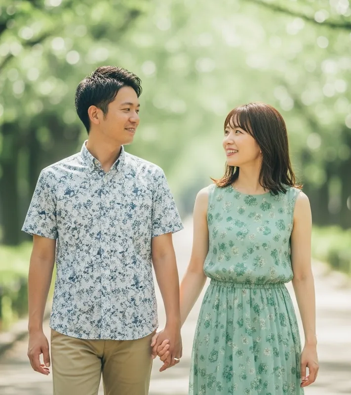 在日コリアンカップル メインビジュアル - 在日コリアン限定婚活マッチングサービス