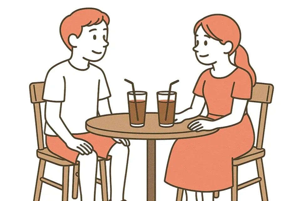 在日コリアンカップルの初回カフェデート - 婚活サポート付きマッチング体験｜在日コリアンカップル特徴2