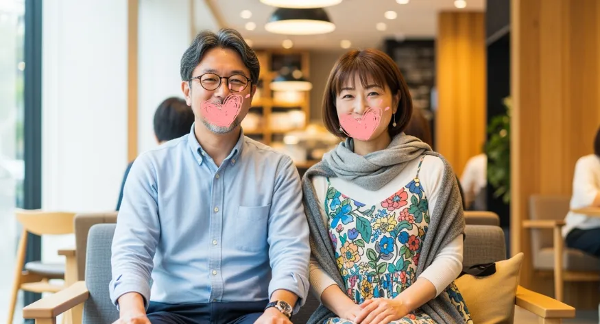 創価カップル成功事例 - Gさん(52)・Hさん(48)の体験談｜50代で新たな人生のパートナーとの出会いインタビュー画像