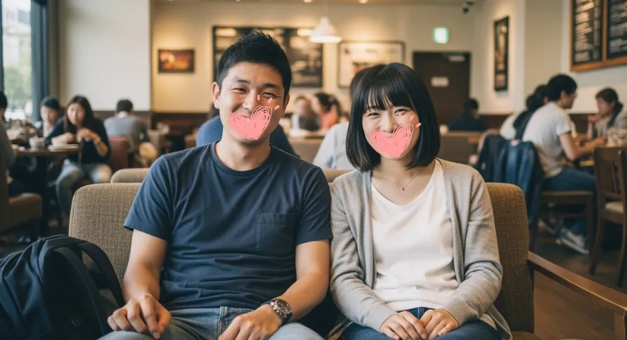 創価カップル成功事例 - Eさん(29)・Fさん(28)の体験談|インフラ系エンジニア男性(29) × 医療事務女性(28)インタビュー画像